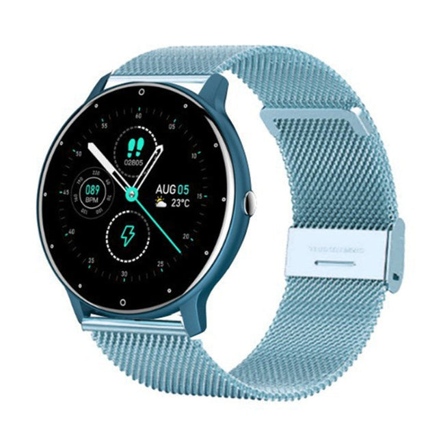 ZL02D 1.28 inch IP67 Waterproof Steel Band Smart Watch Support Heart Rate Monitoring, Steel Band (Gold), Steel Band (Blue), Steel Band (Black), Steel Band (Pink)