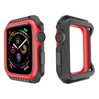 For Apple Watch Series 3 / 2 / 1 42mm (Black Red) / Black Red
