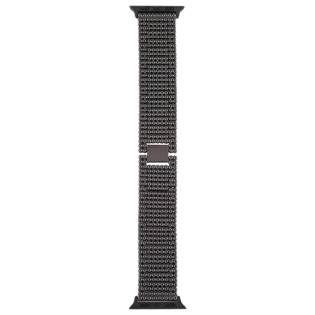 For Apple Watch Series 7 41mm / 6 & SE & 5 & 4 40mm / 3 & 2 & 1 38mm Nine Beads Stainless Steel Wrist Strap Watch Band, For Apple Watch Series 7 41mm / 6 & SE & 5 & 4 40mm / 3 & 2 & 1 38mm