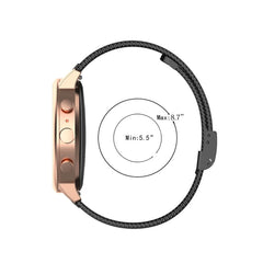 18mm Metal Mesh Wrist Strap Watch Band for Fossil Female Sport / Charter HR / Gen 4 Q Venture HR