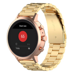 18mm Steel Wrist Strap Watch Band for Fossil Female Sport / Charter HR / Gen 4 Q Venture HR