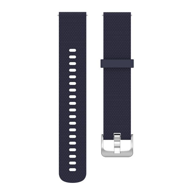 18mm Texture Silicone Wrist Strap Watch Band for Fossil Female Sport / Charter HR / Gen 4 Q Venture HR