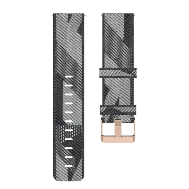 20mm Stripe Weave Nylon Wrist Strap Watch Band for Huami Amazfit GTR 42mm / GTS / BIP / BIP Lite