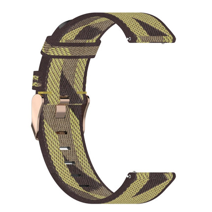 20mm Stripe Weave Nylon Wrist Strap Watch Band for Huami Amazfit GTR 42mm / GTS / BIP / BIP Lite