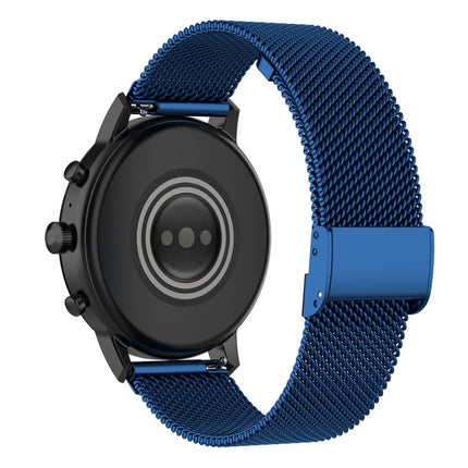 22mm Metal Mesh Wrist Strap Watch Band for Fossil Gen 5 Carlyle / Gen 5 Julianna / Gen 5 Garrett / Gen 5 Carlyle HR