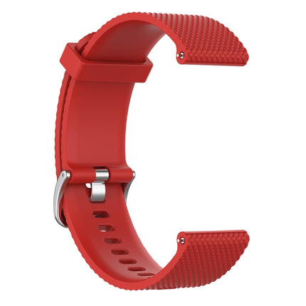 22mm Texture Silicone Wrist Strap Watch Band for Fossil Gen 5 Carlyle, Gen 5 Julianna, Gen 5 Garrett, Gen 5 Carlyle HR