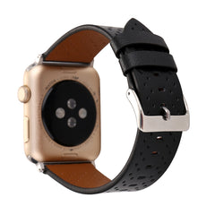 For Apple Watch Series 3 & 2 & 1 42mm Small Cave Genuine Leather Wrist Watch Band, For 42mm