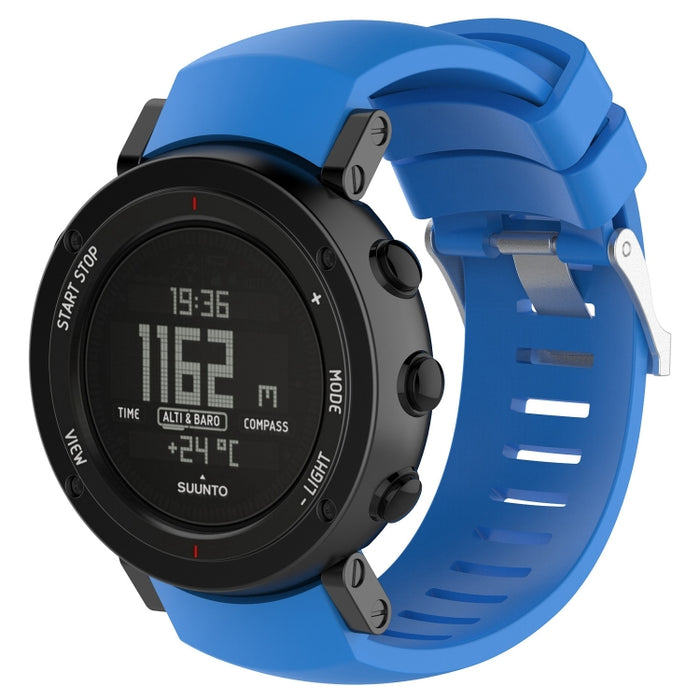 Silicone  Watch Band for SUUNTO Core ALU Black