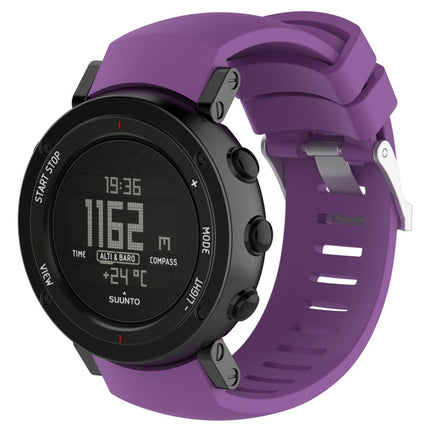 Silicone  Watch Band for SUUNTO Core ALU Black