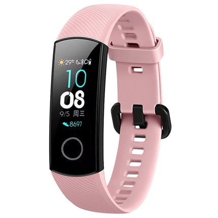 Solid Color Silicone Watch Band for Huawei Honor Band 4