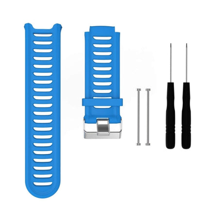 Solid Color Silicone Watch Band for Garmin Forerunner 910XT