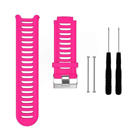 Solid Color Silicone Watch Band for Garmin Forerunner 910XT