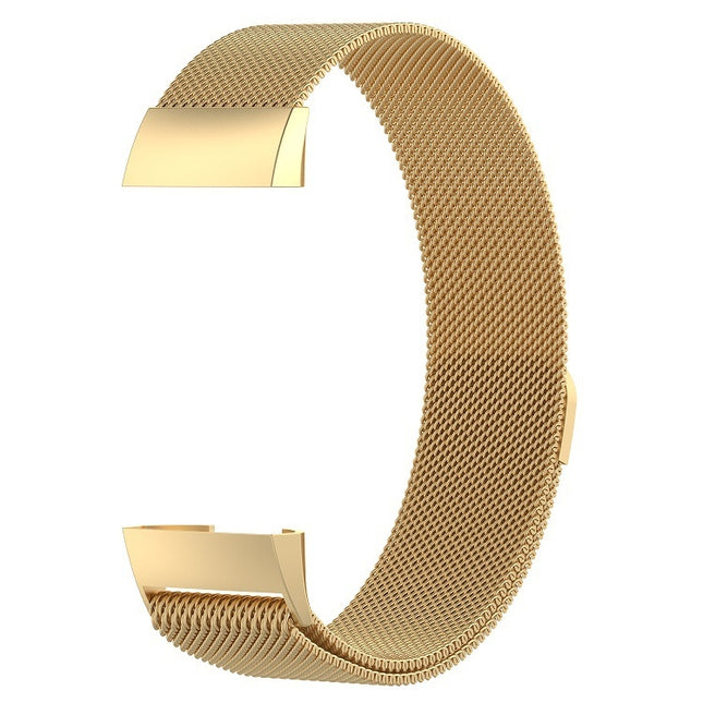 Stainless Steel Magnet Watch Band for FITBIT Charge 3, Size:Small, 187x18mm