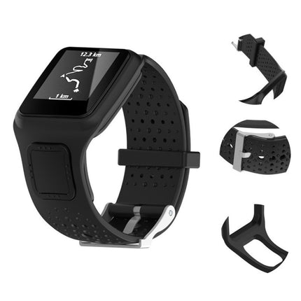 Silicone Sport Watch Band for TomTom 1 Series Runner / Cardio