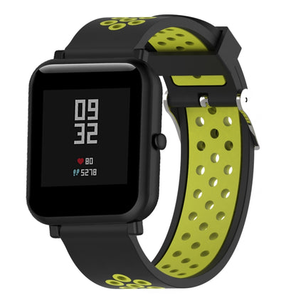 Double Colour Silicone Sport Watch Band for Xiaomi Huami Amazfit Bip Lite Version 20mm