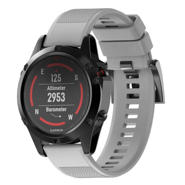 Quick Removable Silicone Watch Band for Fenix 5X 26mm