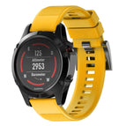 For Fenix 5X 26mm / Yellow