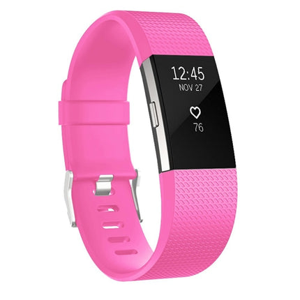 Square Pattern Adjustable Sport Watch Band for FITBIT Charge 2, Size: S, 10.5x8.5cm, S, Black, S, Light Pink, S, Coffee, S, Light Purple, S, Champagne Gold, S, Mint Green, Coral Red, S, Navy Blue, S, Dark Purple, S, Purple, S, Orange, S, Cyan, S, Pink ...
