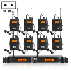 XTUGA IEM1200 Wireless Transmitter 8 Bodypack Stage Singer In-Ear Monitor System, Transmitter 8 Bodypack