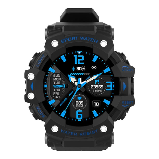 LC11 1.28 inch TFT Screen Outdoor Sports Smart Watch, IP68 Waterproof Support Heart Rate & Blood Pressure Monitoring