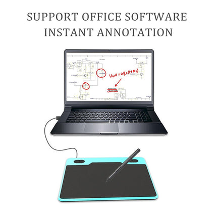 10Moons T503 Drawing Tablet Can Be Connected to mobile Phone Tablet with 8192 Passive Pen