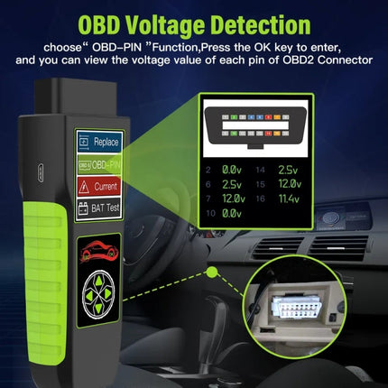 TopDiag BT400 4 in 1 Car Battery Intelligent Analyzer Diagnostic Instrument, TopDiag BT400