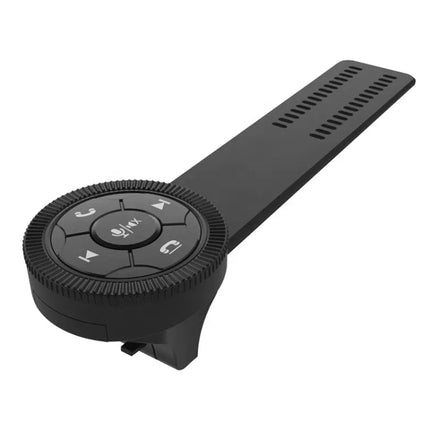 Universal Strap Shape Steering Wheel Remote Control Car Multimedia Wireless Button Remote Control, Strap Shape Black, Strap Shape Silver