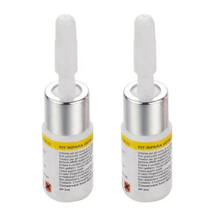 2 in 1 3ml Paintless Dent Removal Car Window Windshield Repair Fluid with Tool, 2 in 1 Repair Fluid (White), 2 in 1 Repair Fluid (Black)