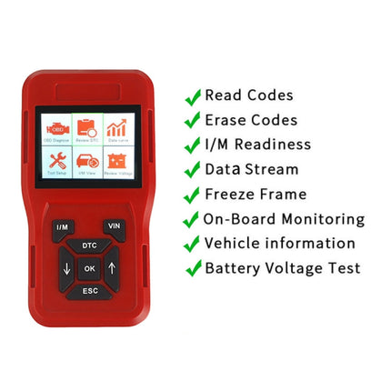 TK209 Car Mini Code Reader OBD2 Fault Detector Diagnostic Tool, TK209