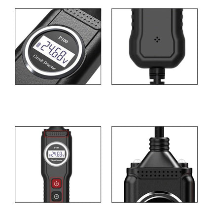 P100 5V-40V Electric Circuit Tester, Two Power Supply, Cable Length: 1.53m, P100