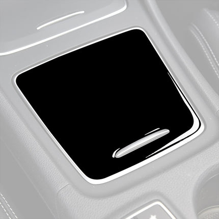 Car Central Storage Box Cover Decorative Sticker For Mercedes-Benz A-class 2013-2018 / CLA 2013-2017 / GLA 2015-2018, Left and Right Drive Universal, For A-class 2013-2018, Storage Box Cover