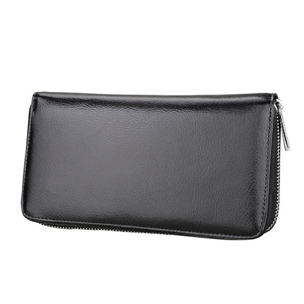 Antimagnetic RFID Large Capacity Long Style Genuine Leather Passport Package / Multifunctional and Many Card Slots Card Package