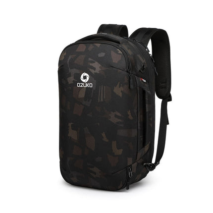 Ozuko 9216 Large Capacity Male Waterproof Business Outdoor Travel Shoulder Backpack Size: Large, 20 Inch