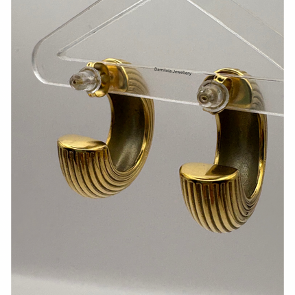 Luxe Gold Chunky ‘Jameila’ Hoop Earrings
