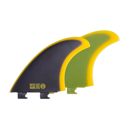 Captain Fin Co - Chemistry Twin - Medium - Black/Yellow (Snap-In/FCS II)