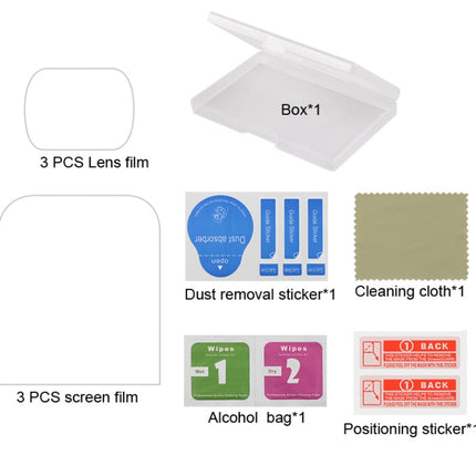 6 PCS HD Lens Protector + Screen Film for DJI OSMO Pocket Gimbal, HD Lens Protector