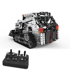 MoFun SW(RC)-008 2.4G Wireless Remote Control 10-channel Caterpillar Forklift Children DIY Stainless Steel Assembled Toy