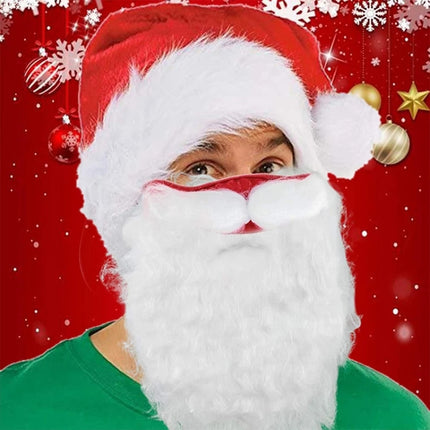 Santa Claus Beard Dustproof Cotton Mask Christmas Funny Dress Up Ornaments, Cotton Mask