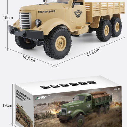 JJR/C Q60 Transporter-1 Full Body 1:16 Mini 2.4GHz RC 6WD Tracked Off-Road Military Truck Car Toy