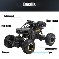 2.4GHz 4WD Double Motors Off-Road Climbing Car Remote Control Vehicle, Model:6026, 6026 (Black), 6026 (Gold), 6026 (Silver)