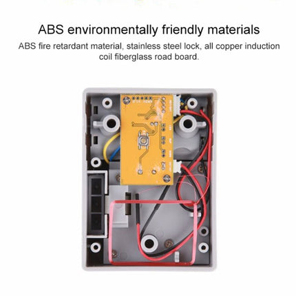 T3 ABS Magnetic Card Induction Lock Invisible Bilateral Open Cabinet Door Lock, Bilateral