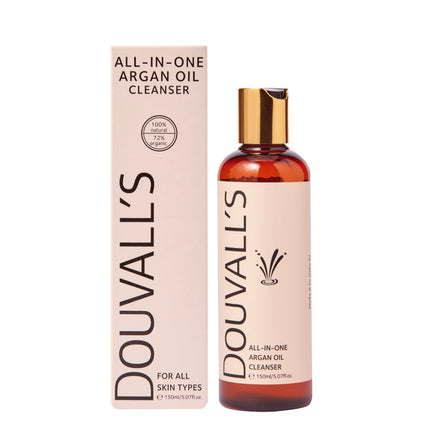 Luxury Argan Gift Set containing 150ml argan cleanser and 50ml organic first cold pressed argan oil