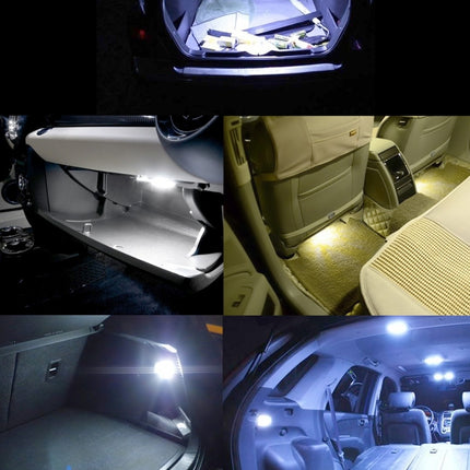2 PCS 41mm Festoon 3W 300LM White Light 8 LED 3528 SMD Canbus Error-Free Car Reading Lamps,  DC 12, 41mm