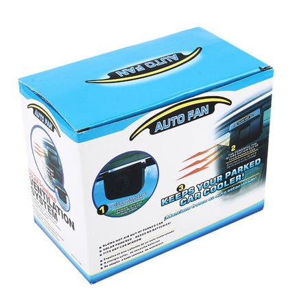 Solar Car Windshield Automatic Cooling Fan Car Cooling Fan Air Vent Auto Fan Solar Car Auto Cool Fan Cooler Vehicle Air Vent Radiator with Rubber Strip, Solar Air Vent