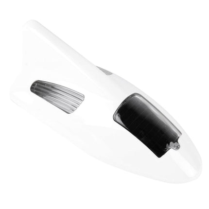 Solar Colorful Light Anti Collision Shark Fin Car Taillight LED Flash Warning Light Caution Light