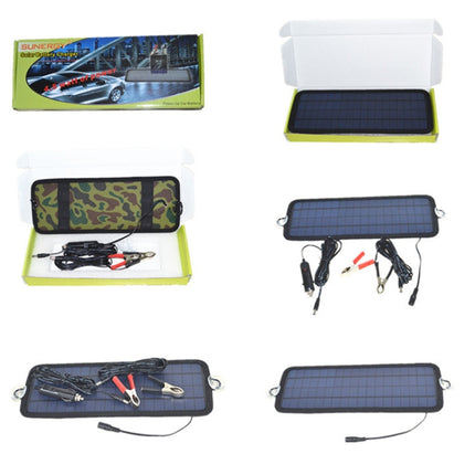 4.5W Portable Car Automobile Boat Battery Solar Cells Rechargeable Power Battery Charger, 4.5W