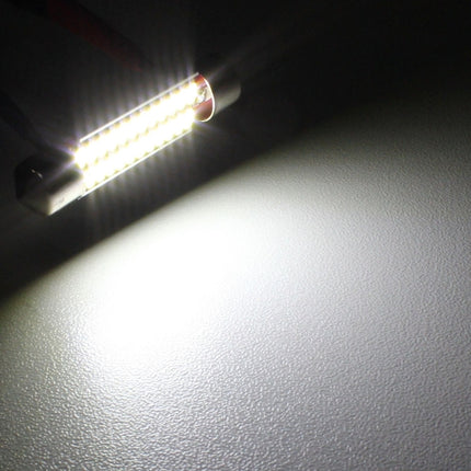 2 PCS 41mm 2W 240LM White Light 24 LED SMD 4014 Error Free License Plate Lights Car Light Bulb, 41mm