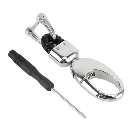 Car Metal Key Holder With Two Rings, Key Holder With Two Rings(Black), Key Holder With Two Rings(Brown)