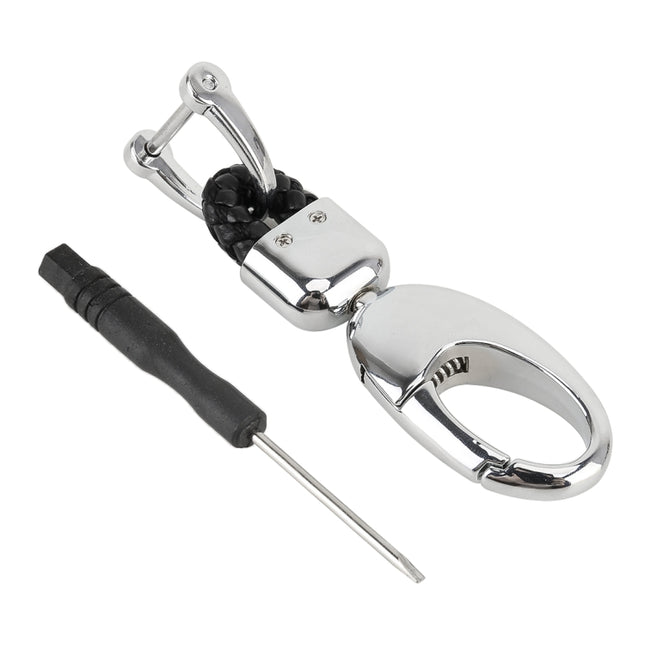 Car Metal Key Holder With Two Rings, Key Holder With Two Rings(Black), Key Holder With Two Rings(Brown)
