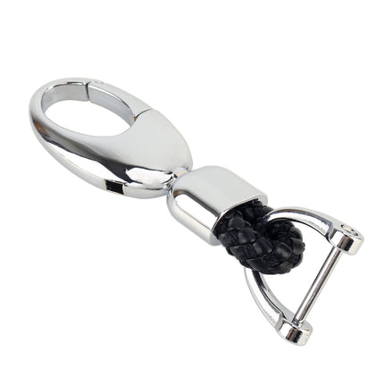 Car Metal Key Holder With Two Rings, Key Holder With Two Rings(Black), Key Holder With Two Rings(Brown)